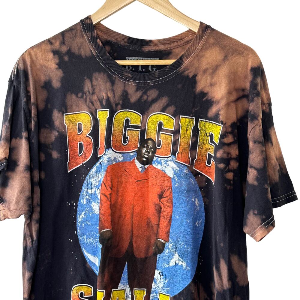 The Notorious B.I.G. Biggie Smalls Short Sleeve Crewneck T-Shirt Size XL - Picture 5 of 6